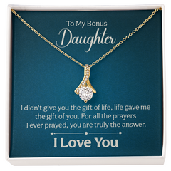 Alluring Beauty Necklace - To My Bonus Daughter