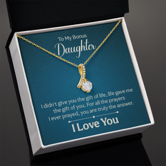 Alluring Beauty Necklace - To My Bonus Daughter