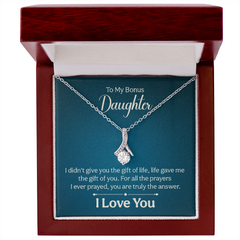 Alluring Beauty Necklace - To My Bonus Daughter