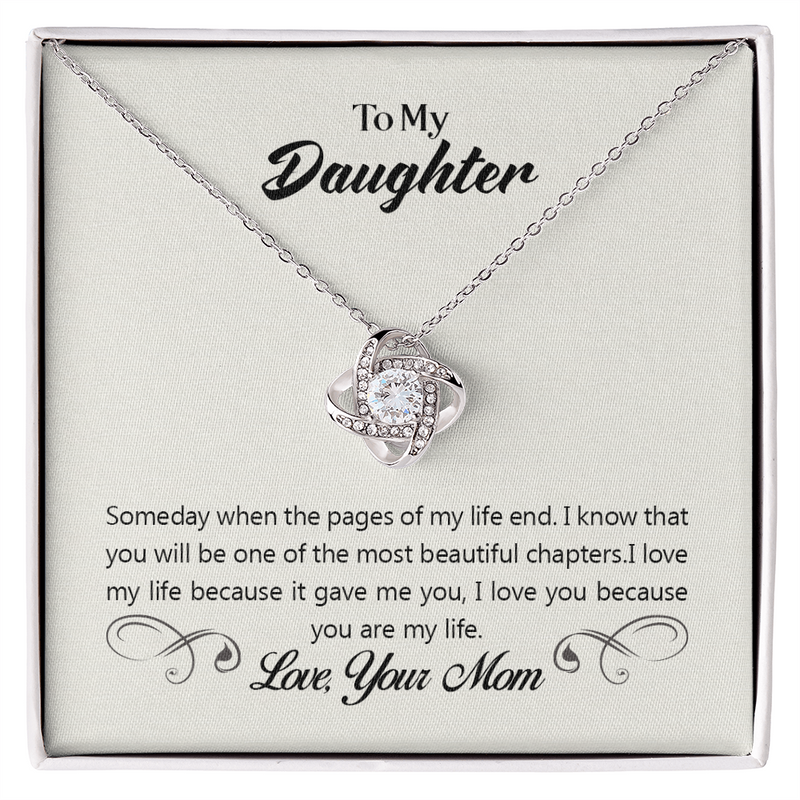 Love Knot Necklace - To My Daughter