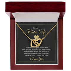 Interlocking Hearts Necklace - To My Future Wife