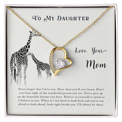 Forever Love Necklace - To My Daughter