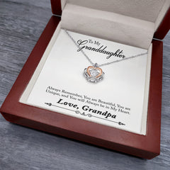 Crown Pendant Necklace - To My Granddaughter