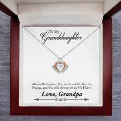 Crown Pendant Necklace - To My Granddaughter