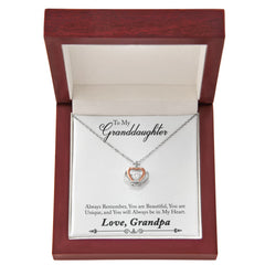 Crown Pendant Necklace - To My Granddaughter