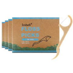 Natural Dental Floss Picks